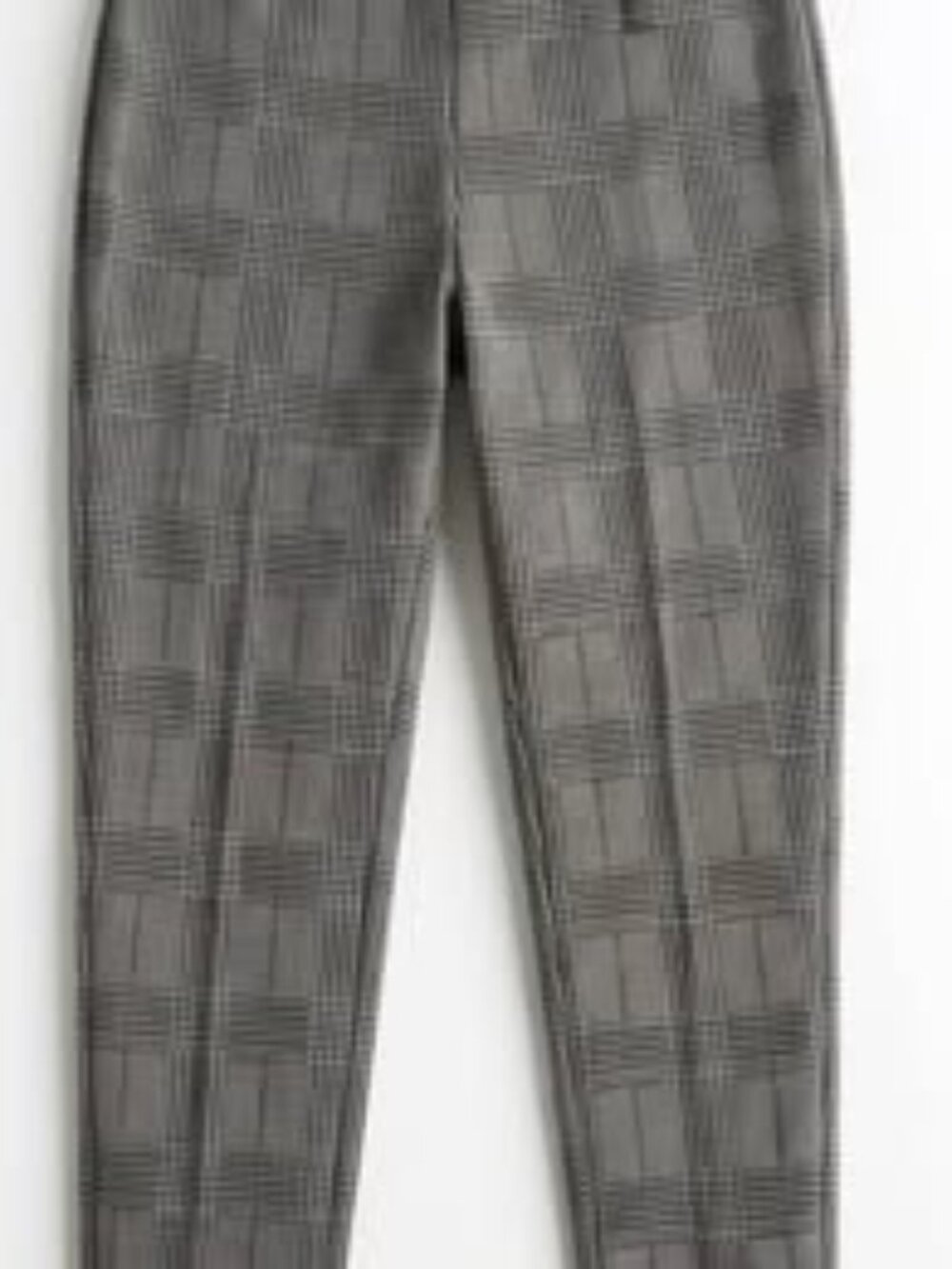 Maze Collection Gray Houndstooth Pants Size M